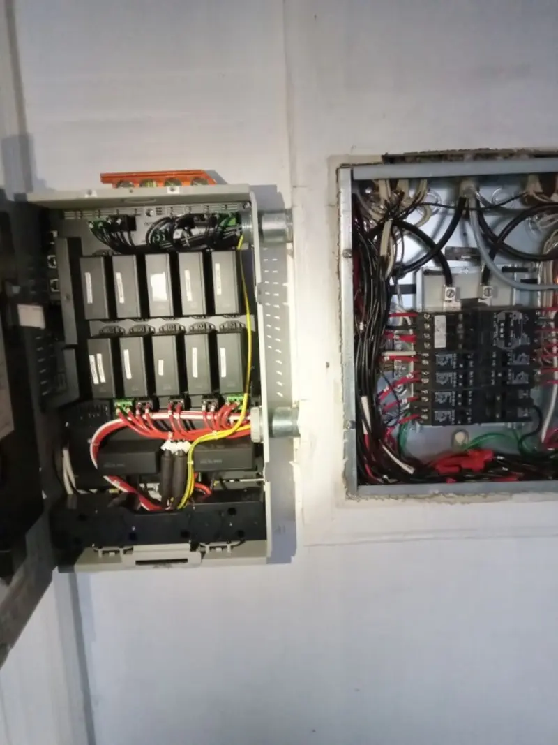 Electrical panel upgrade completed for Ring Doorbell Installation in Greenville